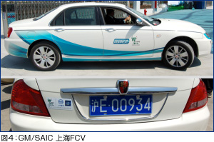 図4：GM/SAIC 上海FCV